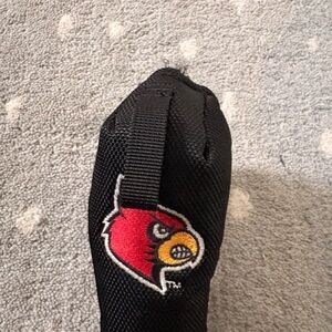 Louisville Cardinal Black Putter Headcover